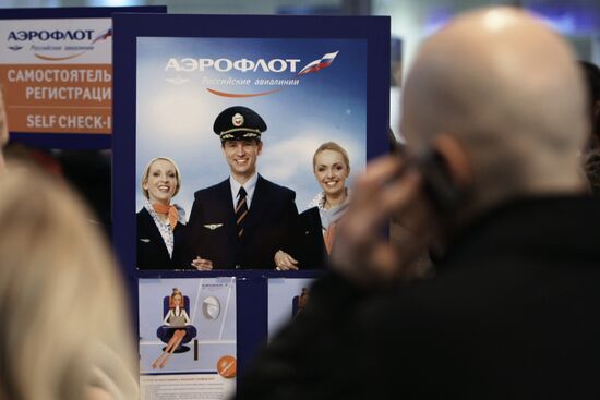 Flight delays at Sheremeyevo International Airport, Moscow