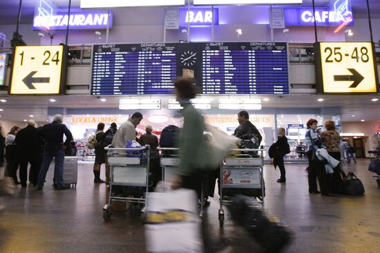 Flight delays at Sheremeyevo International Airport, Moscow