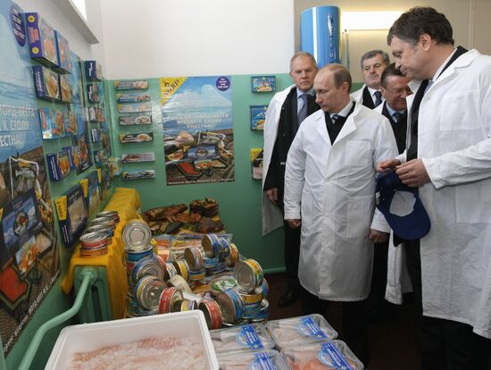 Vladimir Putin visits Murmansk Region