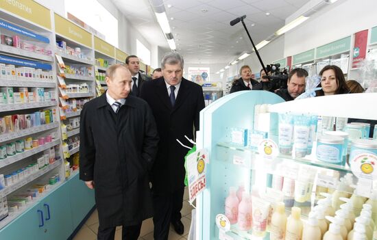 Vladimir Putin visits Murmansk Region