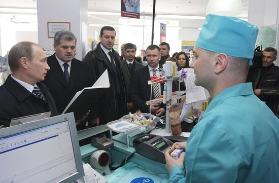 Vladimir Putin visits Murmansk Region
