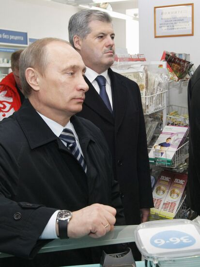 Vladimir Putin visits Murmansk Region