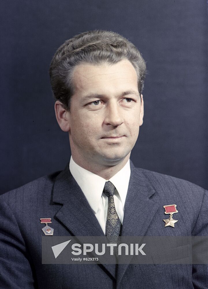 Soviet Pilot-Cosmonaut Vitaly Sevastyanov
