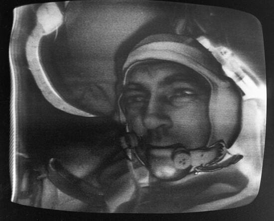 The USSR pilot-cosmonaut Vitaly Sevastyanov