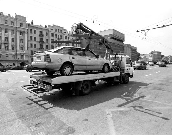 Car evacuated