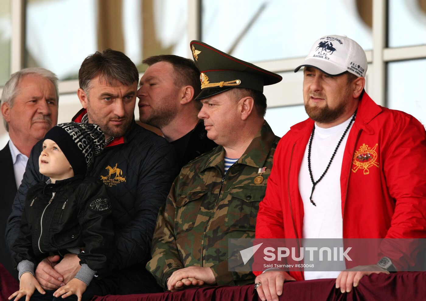 Ramzan Kadyrov, Yevgeny Lazebin, Adam Delimkhanov