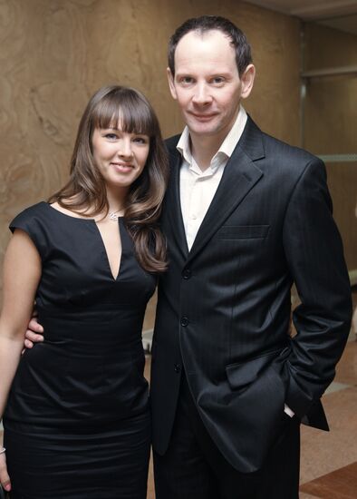 Daniil Spivakovsky with his wife Svetlana