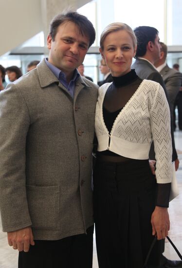 Timur Kizyakov with his wife Yelena