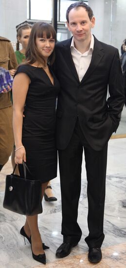 Daniil Spivakovsky with his wife Svetlana