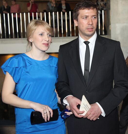 Andrei Merzlikin with his wife Anna