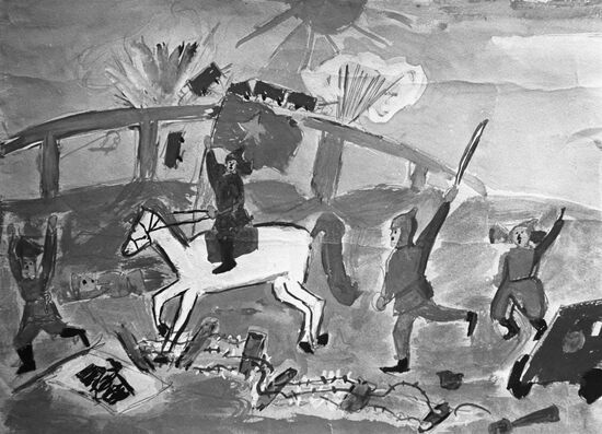 "For Soviets' Power" picture. Reproduction