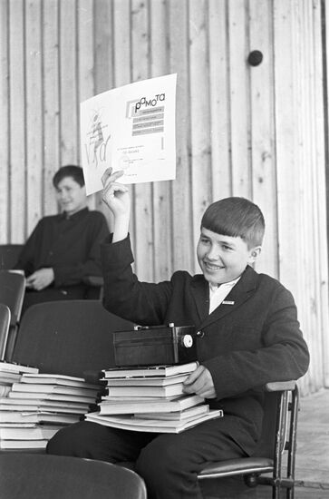 Sasha Klopov, participant of Moscow physico-mathematical school competition