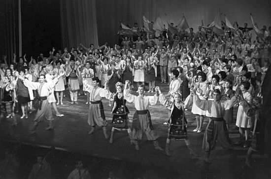Participants of IX The World Youth and Students Festival