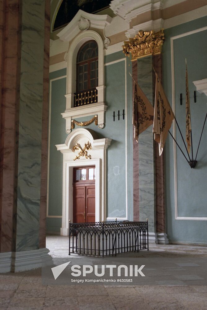 In the Peter and Paul Cathedral