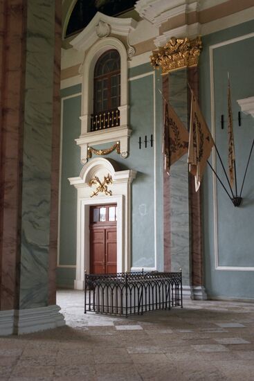 In the Peter and Paul Cathedral