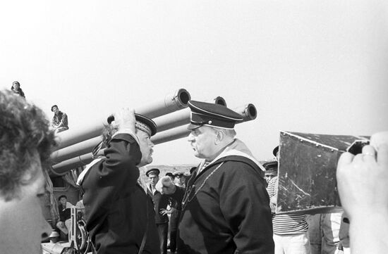 Shot from film "The Doom of the Squadron"