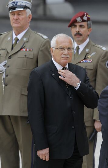 Funeral of Polish President Lech Kaczynski held in Krakow