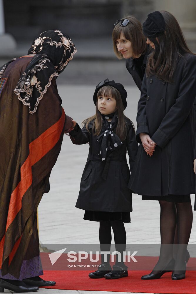 Funeral of Polish President Lech Kaczynski held in Krakow