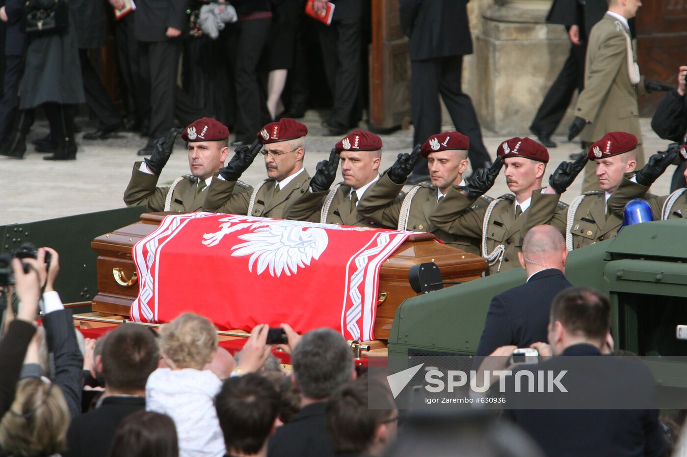 Funeral of Polish President held in Krakow