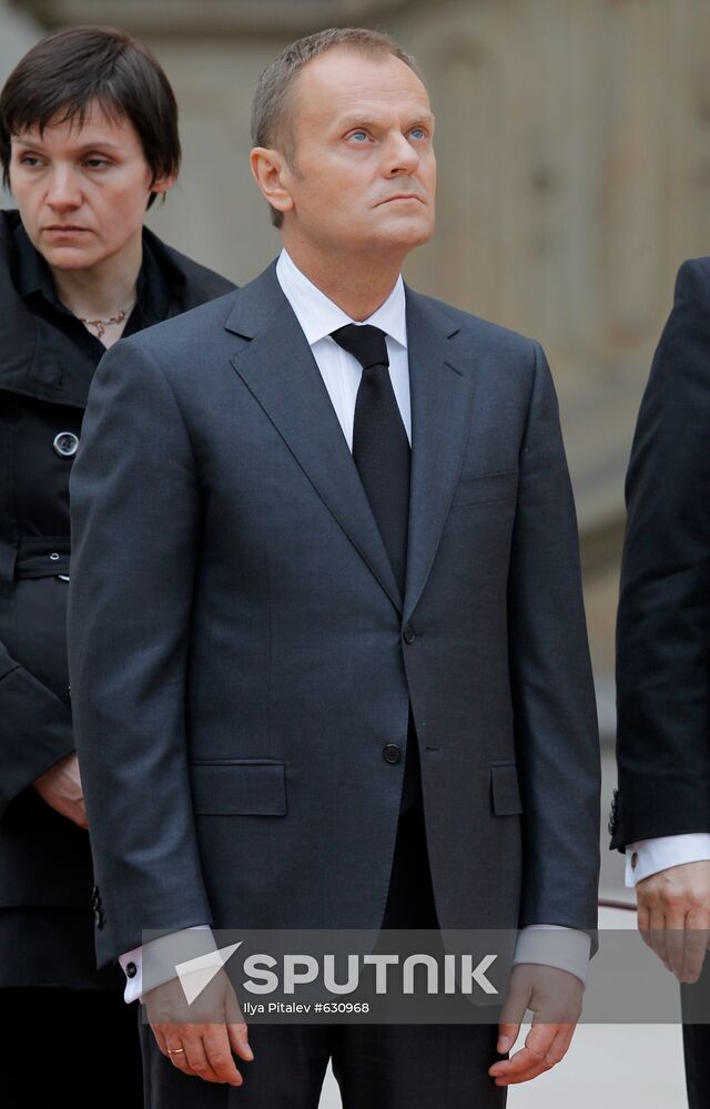 Funeral of Polish President Lech Kaczynski held in Krakow