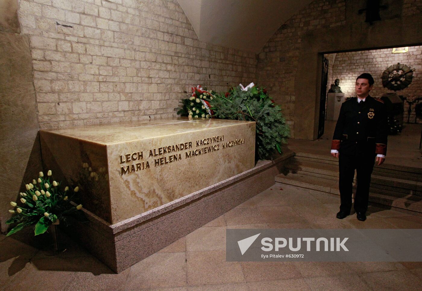 Funeral of Polish President Lech Kaczynski held in Krakow