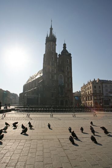 Funeral of Polish President Lech Kaczynski held in Krakow