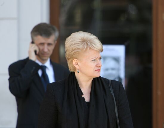 Funeral of Polish President Lech Kaczynski held in Krakow