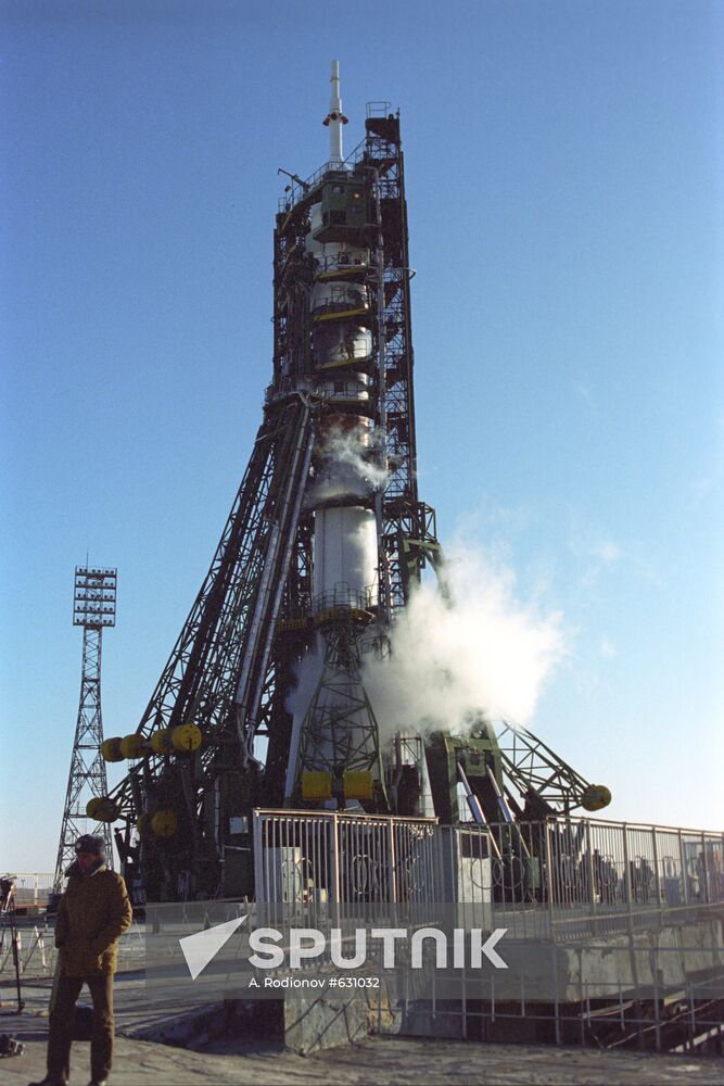 Launch of Soyuz TM-21 spacecraft