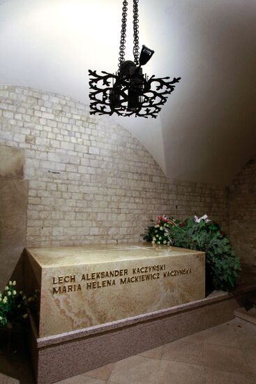 Funeral of Polish President and his wife held in Krakow