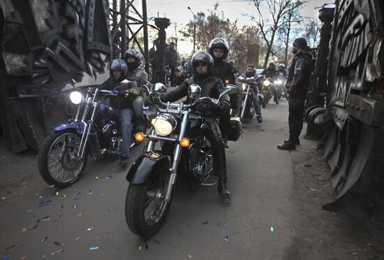 Opening of biker season in Moscow