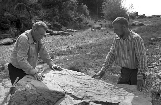 Aleksei Okladnikov and Alexander Konopatsky