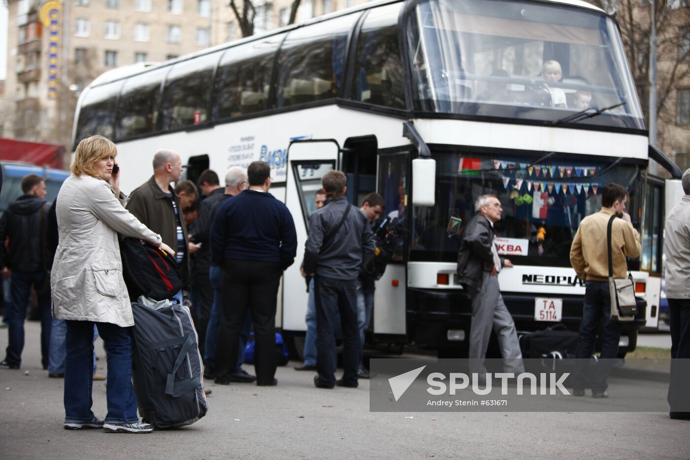 Buses going to Europe
