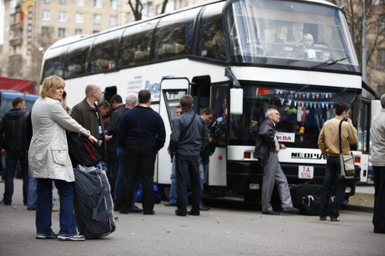 Buses going to Europe