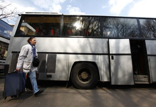 Buses going to Europe