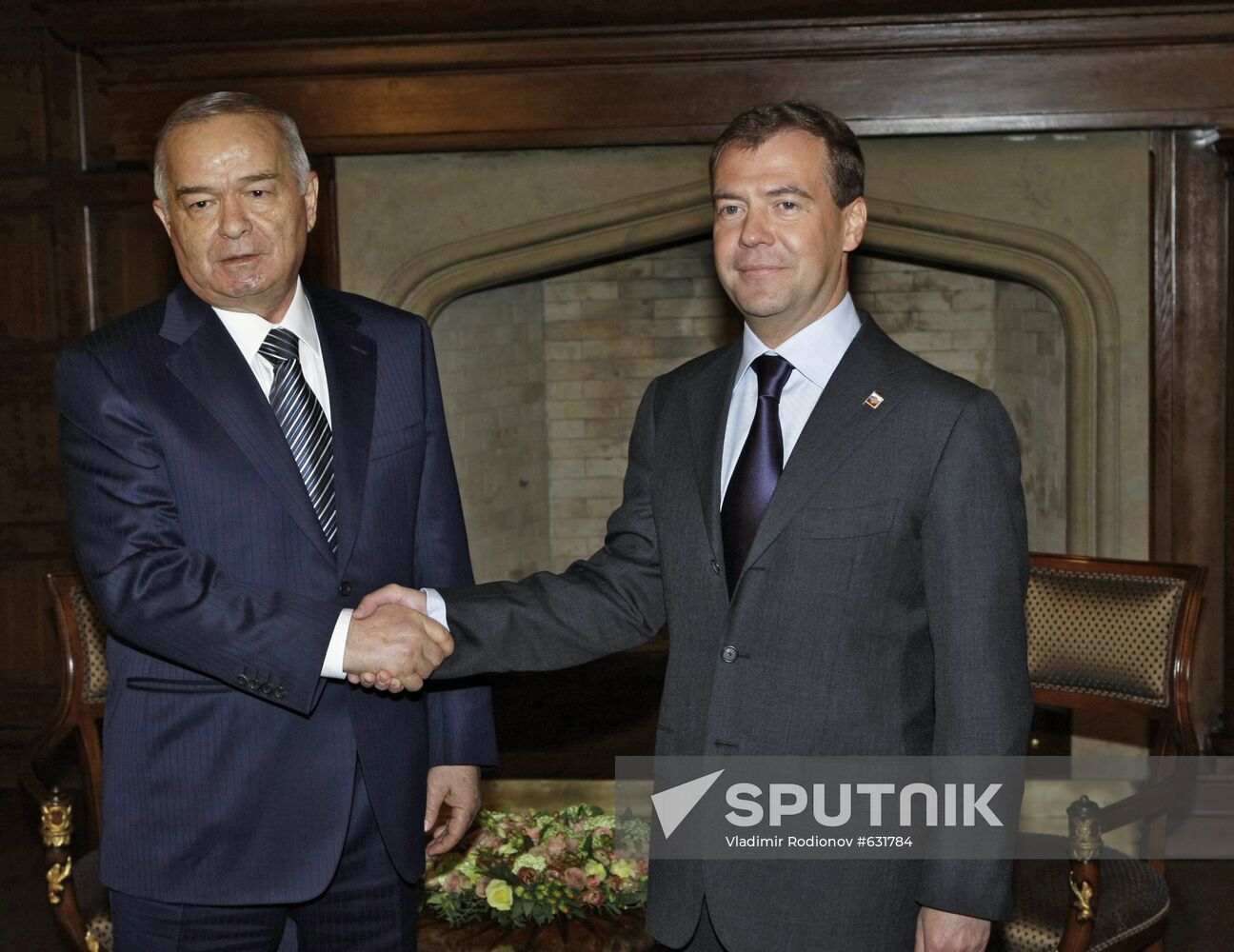 Dmitry Medvedev, Islam Karimov