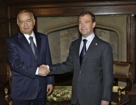 Dmitry Medvedev, Islam Karimov