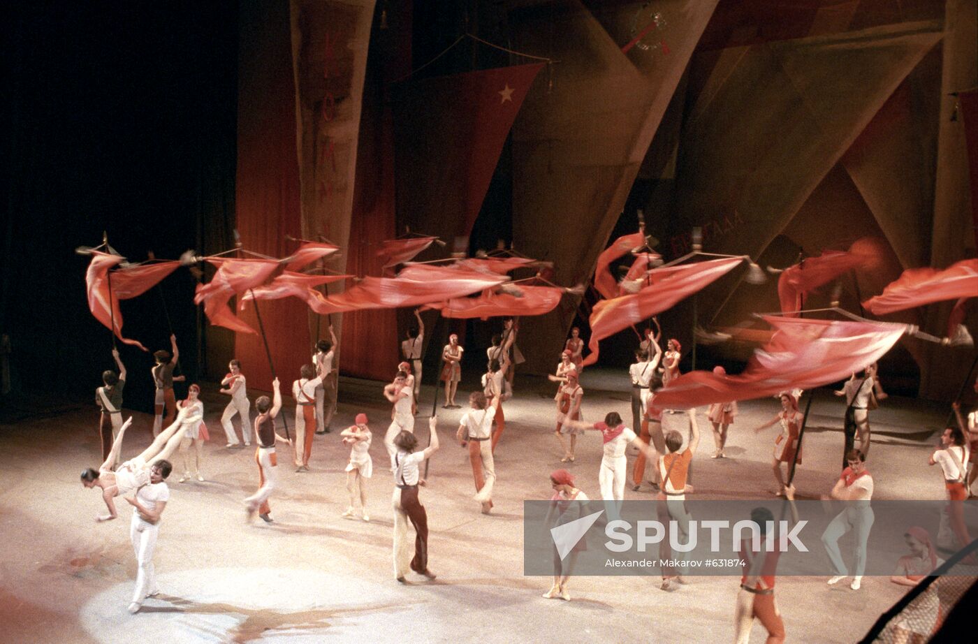 Scene from ballet The Golden Age