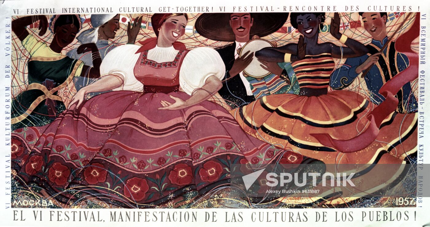 Poster related to VI World Festival of Youth and Students