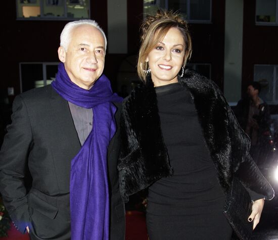 Vladimir Spivakov with his wife Sati