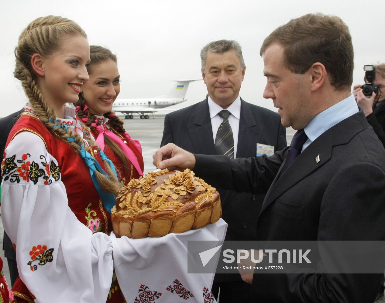 Dmitry Medvedev visits Ukraine