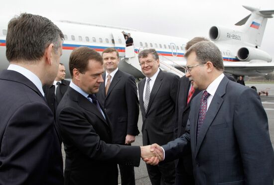 Dmitry Medvedev visits Ukraine