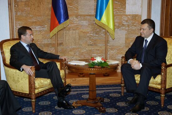 Dmitry Medvedev visits Ukraine