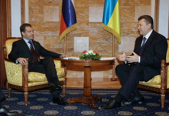 Dmitry Medvedev visits Ukraine