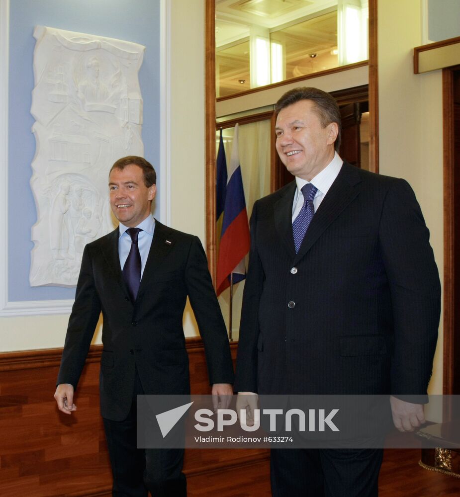 Dmitry Medvedev visits Ukraine