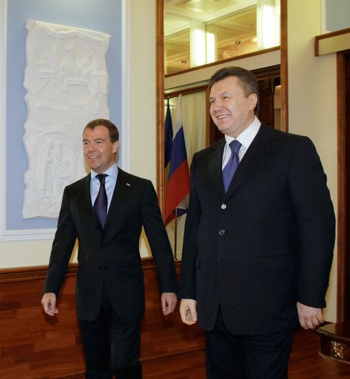 Dmitry Medvedev visits Ukraine