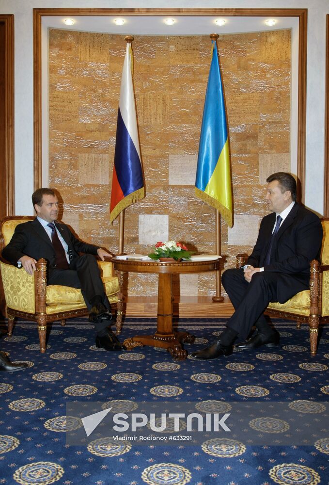Dmitry Medvedev visits Ukraine