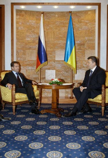 Dmitry Medvedev visits Ukraine