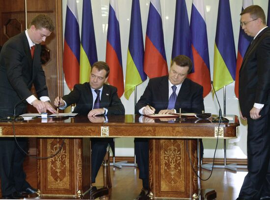 Dmitry Medvedev visits Ukraine
