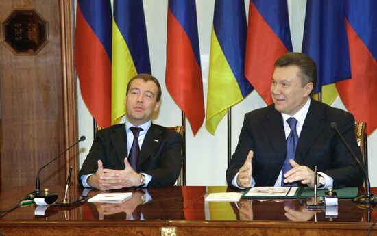 Dmitry Medvedev visits Ukraine