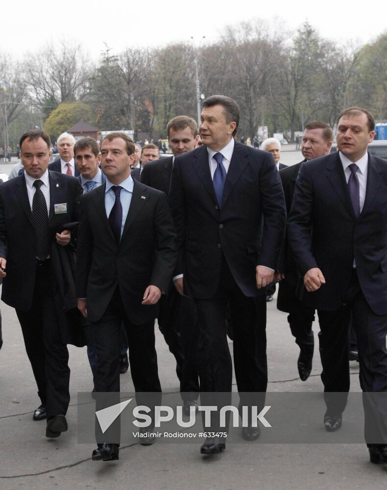 Dmitry Medvedev visits Ukraine